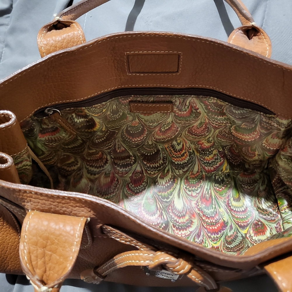 Vintage leather Dooney & Bourke Tote - Picture 7 of 8